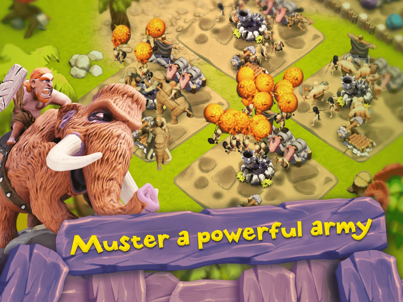 Mustering an army with a mammoth