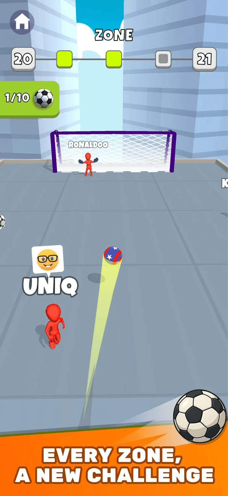 Rooftop level with a new obstacle layout